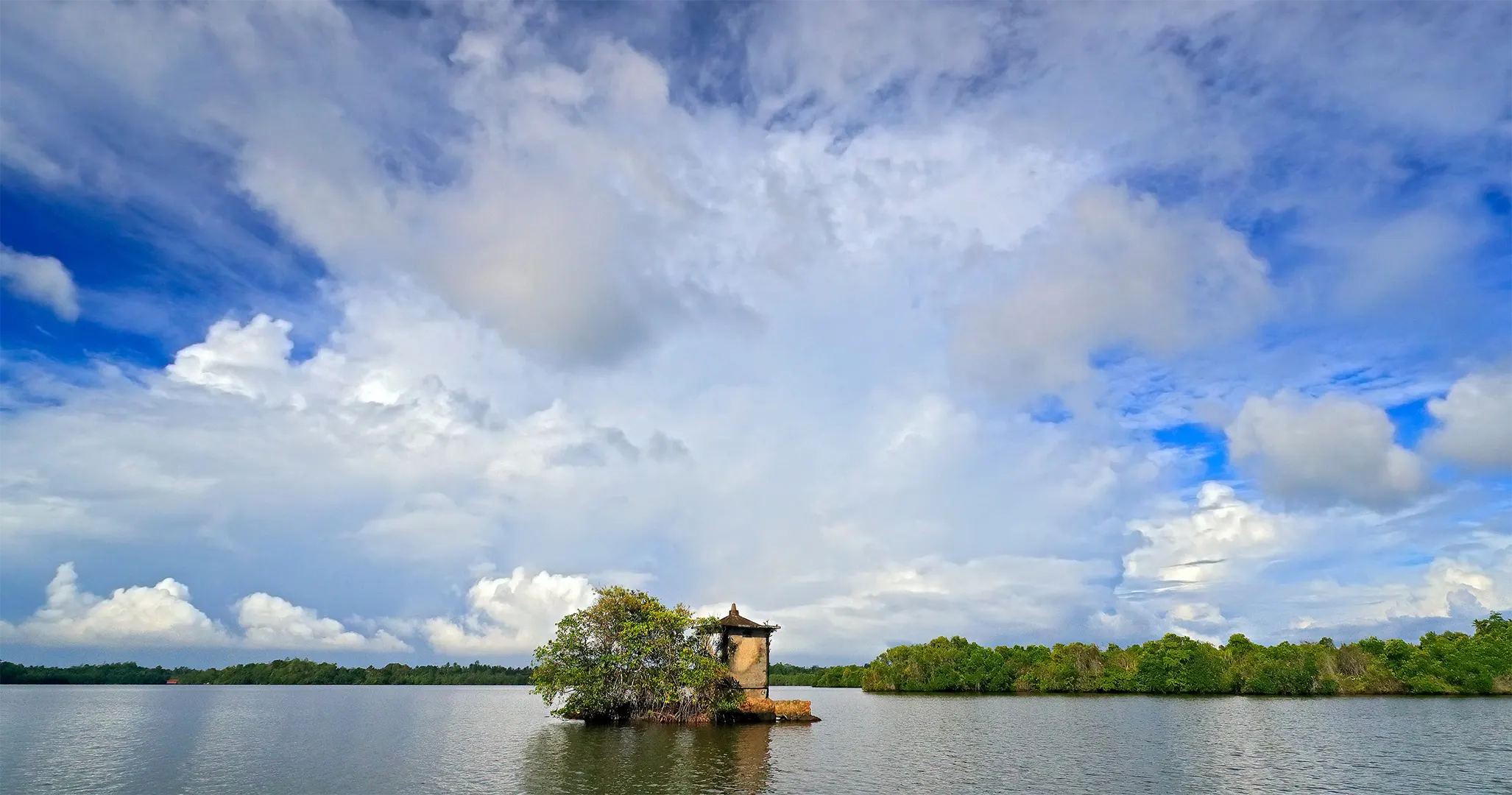 Buddhist Shrine on Madu River